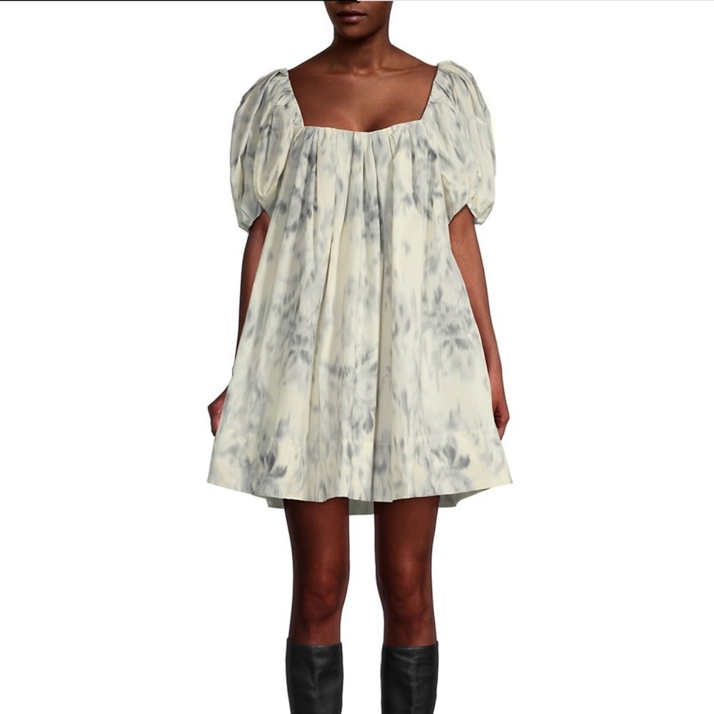 REBECCA TAYLOR Whisper Rose Babydoll Dress